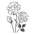 Stencil Arte Fácil 18 x 23 cm - ST-848 Flores