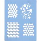 Stencil Arte Fácil 18 x 23 cm - ST-859 Formas Geométricas
