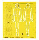 Stencil de Figura Humana Feminina para Moda, Vistas Frontal e Traseira, Ferramenta de Ilustração e Esboço - Traceease Stencil de Figura Humana Feminina para Moda, Vistas Frontal e Traseira, Ferramenta de Ilustração e Esboço - Traceease