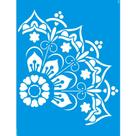 Stencil de Parede Wall Litoarte 32 x 42,2 cm - STW-036 Sobreposição Mandala