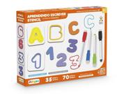 Stencil Educativo Infantil Aprendendo a Escrever