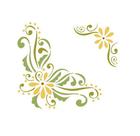 Stencil Especial Pintura Cantoneira 21,1x17,2 Stm-050 - Litoarte