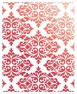 Stencil Especial Pintura Estampa Barroca 21,1X17,2 STM-615 - Litoarte