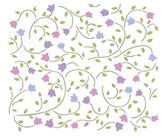 Stencil Especial Pintura Flores 21,1X17,2 STM-027 - Litoarte Stencil Especial Pintura Flores 21,1X17,2 STM-027 - Litoarte