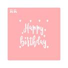 Stêncil Happy Birthday 2 - Ref. 4102 - 1 unidade - RR Oliveira - Rizzo