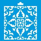 Stencil Litoarte 10 x 10 cm - ST-X-002 Azulejo