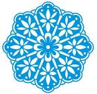 Stencil Litoarte 14 x 14 cm - STA-001 Mandalas Rendadas