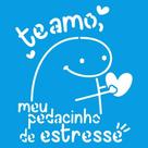 Stencil Litoarte 14 x 14 cm - STA-195 Flork - Amor