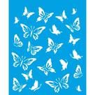 Stencil Litoarte 17 x 21 cm - STM-105 Borboletas
