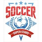 Stencil Litoarte 17 x 21 cm - STM-686 Escudo Futebol