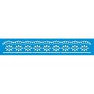 Stencil Litoarte 4,2 x 28,6 cm - STB-009 Renda
