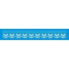Stencil Litoarte 4,2 x 28,6 cm - STB-024 Flores Renda
