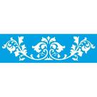 Stencil Litoarte 8,4 x 28,6 cm - STE-295 Arabescos
