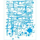 Stencil Litoarte Joana Borga 20 x 25 cm - Mix Média : Estampa - STR-255