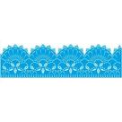 Stencil Litoarte Karla Fontenelle 42 x 12,6 cm - STGE-002 Renda Folhas