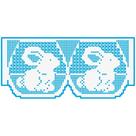 Stencil Litoarte Páscoa 26,7 x 12 cm - STGE-013 Barrado Rendado Coelhos