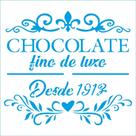 Stencil Litoarte Rose Ferreira 14 x 14 cm - STA-154 Chocolate Fino de Luxo