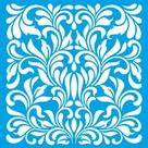 Stencil Litoarte Rose Ferreira 20 x 20 cm - STXX-070 Adamascado Stencil Litoarte Rose Ferreira 20 x 20 cm - STXX-070 Adamascado