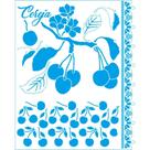 Stencil Litoarte Rose Ferreira 20 x 25 cm - STR-239 Kit Cozinha : Cereja Stencil Litoarte Rose Ferreira 20 x 25 cm - STR-239 Kit Cozinha : Cereja