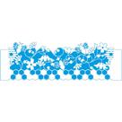 Stencil Litoarte Tays Rocha 11 x 35 cm - Arabesco - STAG-022