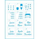 Stencil LT - Kit Mini Chaveiro - Planner
