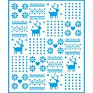 Stencil Natal Litoarte 17 X 21 cm - STMN - 061 Estampa Natalina Stencil Natal Litoarte 17 X 21 cm - STMN - 061 Estampa Natalina