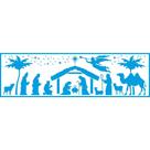 Stencil Natal Litoarte 28 X 8 cm - STN - 056 Presépio Stencil Natal Litoarte 28 X 8 cm - STN - 056 Presépio