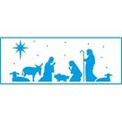 Stencil Natal Litoarte 7 X 17 cm - STNP - 015 Presépio Stencil Natal Litoarte 7 X 17 cm - STNP - 015 Presépio