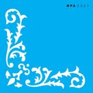 Stencil Opa 10 x 10 cm - Cantoneira Arabesco Folhas - 2327 Stencil Opa 10 x 10 cm - Cantoneira Arabesco Folhas - 2327
