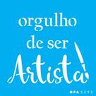 Stencil Opa 10 X 10 cm - Frase Orgulho de Ser Artista - 3295