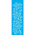 Stencil Opa 10 x 30 cm - Arabesco Folhas II - 1079