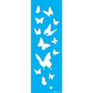 Stencil Opa 10 x 30 cm - Borboletas III - 3344