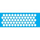 Stencil Opa 10 x 30 cm - Escamas - 1849