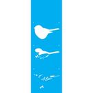 Stencil Opa 10 x 30 cm - Pássaros - 2159 Stencil Opa 10 x 30 cm - Pássaros - 2159