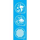 Stencil Opa 10 x 30 cm - Pinta Rosto Sereia - 3510