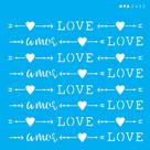 Stencil Opa 14 x 14 cm - Love - 2433