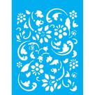 Stencil Opa 15 X 20 cm - Estamparia Floral II - 1006 Stencil Opa 15 X 20 cm - Estamparia Floral II - 1006