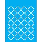 Stencil Opa 15 X 20 cm - Estamparia Grade Flor - 1214
