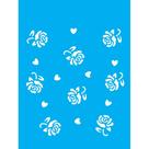 Stencil Opa 15 X 20 cm - Estamparia Rosas - 1008 Stencil Opa 15 X 20 cm - Estamparia Rosas - 1008