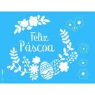 Stencil Opa 15 X 20 Cm - Feliz Páscoa Ii - 3197 Stencil Opa 15 X 20 Cm - Feliz Páscoa Ii - 3197