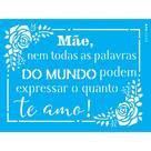 Stencil Opa 15 X 20 cm - Mãe - 2888