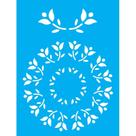 Stencil Opa 15 X 20 cm - Mandala Flores I - 169