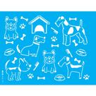 Stencil Opa 15 X 20 cm - Pet Estamparia Cachorro lll - 3379