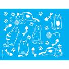 Stencil Opa 15 X 20 cm - Pet Estamparia Gato ll - 3380