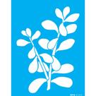 Stencil Opa 15 X 20 cm - Plantas Jade - 3383