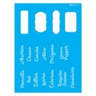 Stencil Opa 15x20 Tag Temperos I 3054