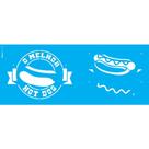 Stencil Opa 17 x 42 cm - Culinária Hot Dog - 3110