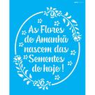 Stencil Opa 20 x 25 cm - As Flores de Amanhã - 3027 Stencil Opa 20 x 25 cm - As Flores de Amanhã - 3027