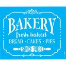 Stencil Opa 20 x 25 cm - Bakery Fresh Baked - 3177