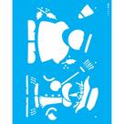 Stencil Opa 20 x 25 cm - Boneco de Neve - 3003